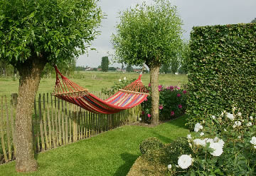  Open de tuin naar het landschap